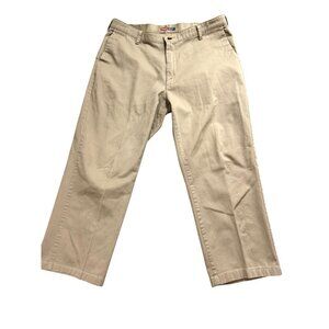 Wrangler Dress Pants Mid Rise 67CS4KH Comfort Solutions Beige Mens Size 38 X 30